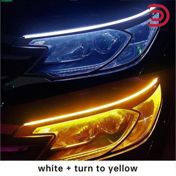 2 PCS Car LED DRL Turn Signal Light