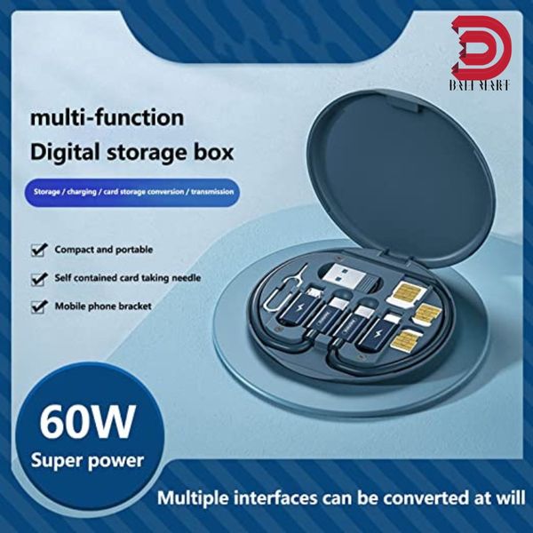 Multi-Function Data Cable Storage Box