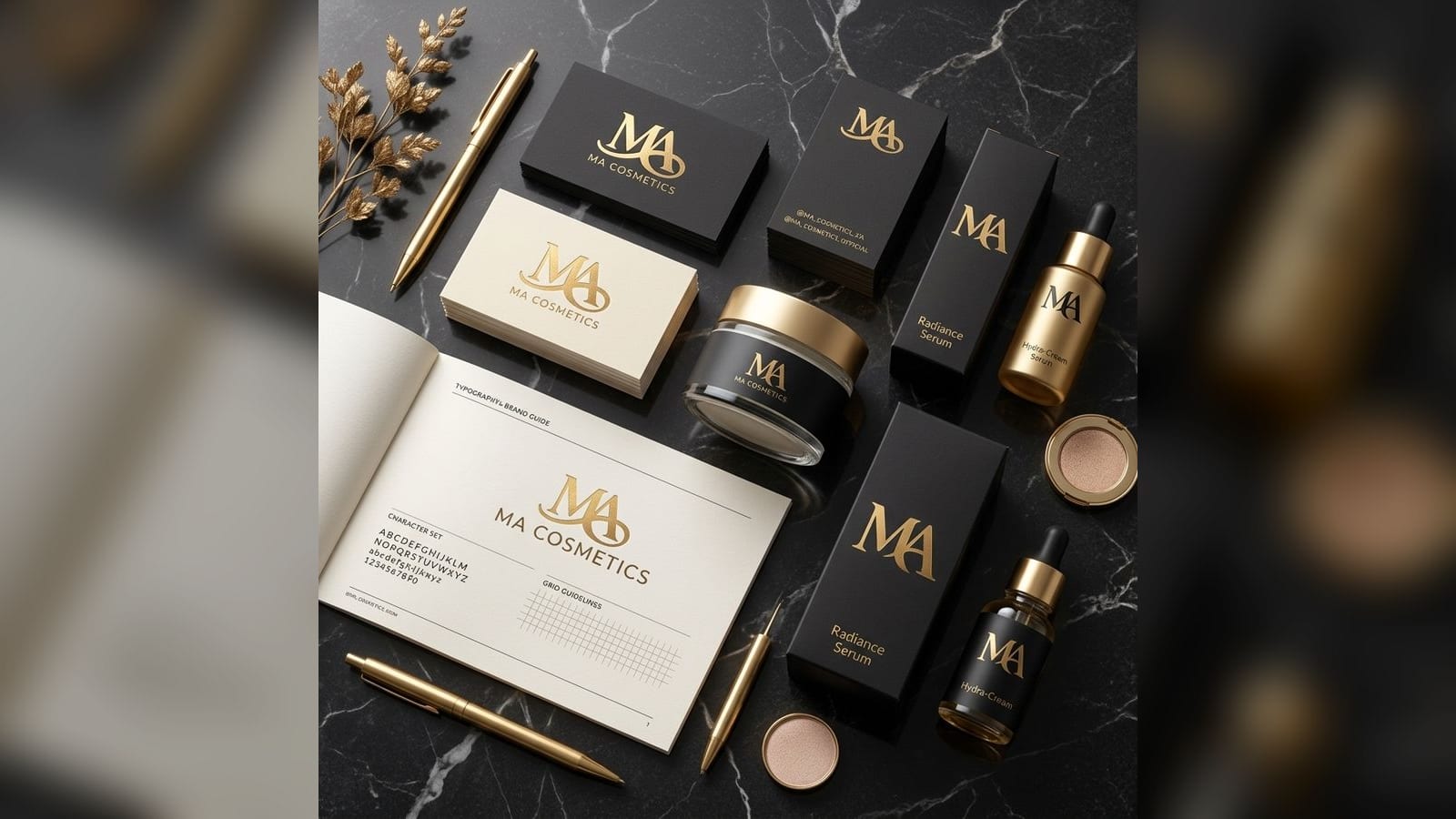 MA Cosmetics — Brand Identity & Creative Direction
