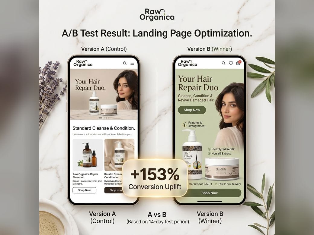 Raw Organica — Conversion Rate Optimization